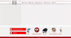 Desktop Screenshot of gulalsigorta.com